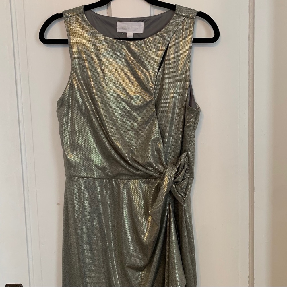 Superfoxx metallic dress size medium GUC - Picture 4 of 6